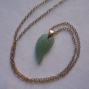 Aventurin szárny medálos nyaklánc - ékszer - nyaklánc - medálos nyaklánc - Meska.hu