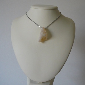 Citrin medálos nyaklánc - ékszer - nyaklánc - medálos nyaklánc - Meska.hu