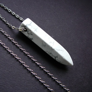 Howlit ceruza medálos nyaklánc, Ékszer, Nyaklánc, Medálos nyaklánc, Ékszerkészítés, Fémmegmunkálás, MESKA