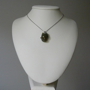 India achát róka medálos nyaklánc - ékszer - nyaklánc - medálos nyaklánc - Meska.hu