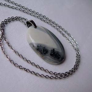 Maligano jáspis medálos nyaklánc, Ékszer, Nyaklánc, Medálos nyaklánc, Ékszerkészítés, MESKA