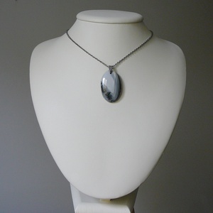 Maligano jáspis medálos nyaklánc - ékszer - nyaklánc - medálos nyaklánc - Meska.hu