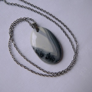 Maligano jáspis medálos nyaklánc - ékszer - nyaklánc - medálos nyaklánc - Meska.hu