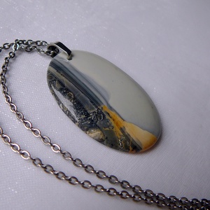 Maligano jáspis medálos nyaklánc - Meska.hu