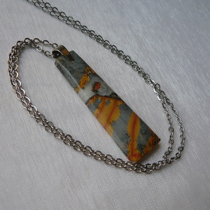 Maligano jáspis medálos nyaklánc, Ékszer, Nyaklánc, Medálos nyaklánc, Ékszerkészítés, MESKA