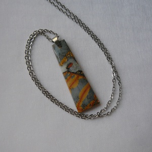 Maligano jáspis medálos nyaklánc - ékszer - nyaklánc - medálos nyaklánc - Meska.hu