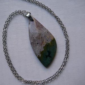 Óceán jáspis medálos nyaklánc - ékszer - nyaklánc - medálos nyaklánc - Meska.hu