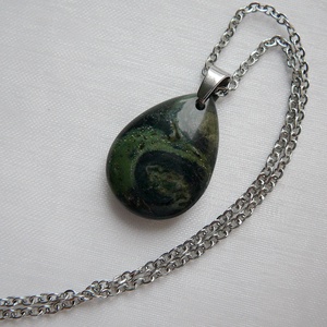 Eldarit csepp medálos nyaklánc - ékszer - nyaklánc - medálos nyaklánc - Meska.hu