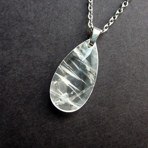 Hegyikristály medálos nyaklánc - ékszer - nyaklánc - medálos nyaklánc - Meska.hu