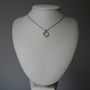 Hegyikristály szív medálos nyaklánc - ékszer - nyaklánc - medálos nyaklánc - Meska.hu