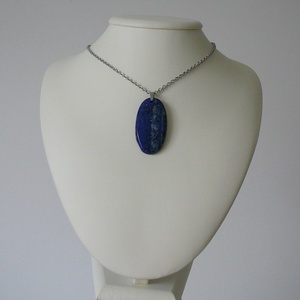 Lápisz lazuli medálos nyaklánc - ékszer - nyaklánc - medálos nyaklánc - Meska.hu