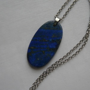 Lápisz lazuli medálos nyaklánc - ékszer - nyaklánc - medálos nyaklánc - Meska.hu