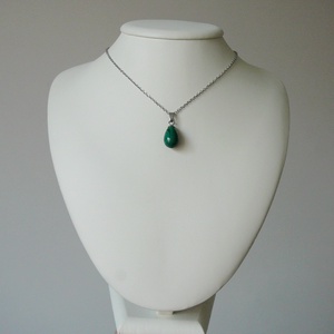 Malachit medálos nyaklánc - ékszer - nyaklánc - medálos nyaklánc - Meska.hu