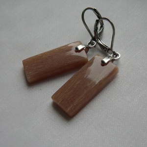 Holdkő fülbevaló - ékszer - fülbevaló - lógó fülbevaló - Meska.hu