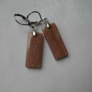 Holdkő fülbevaló - ékszer - fülbevaló - lógó fülbevaló - Meska.hu