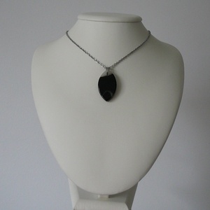 Ónix medálos nyaklánc - ékszer - nyaklánc - medálos nyaklánc - Meska.hu