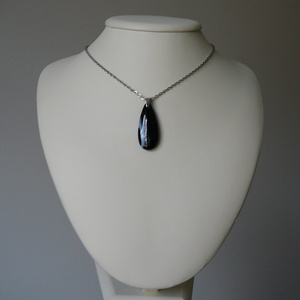 Ónix medálos nyaklánc - ékszer - nyaklánc - medálos nyaklánc - Meska.hu