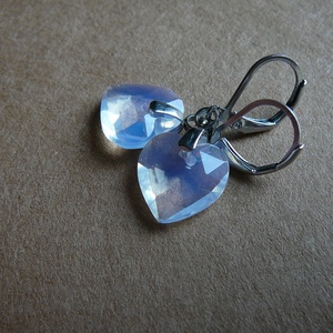 Opalit fülbevaló - Meska.hu