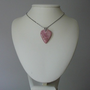 Rodokrozit medálos nyaklánc - ékszer - nyaklánc - medálos nyaklánc - Meska.hu