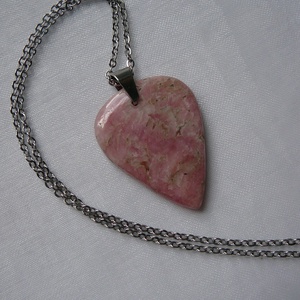 Rodokrozit medálos nyaklánc - ékszer - nyaklánc - medálos nyaklánc - Meska.hu