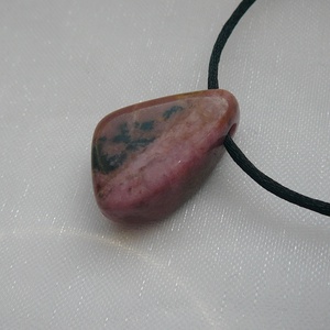 Rodonit medálos nyaklánc, Ékszer, Nyaklánc, Medálos nyaklánc, Fémmegmunkálás, Ékszerkészítés, MESKA