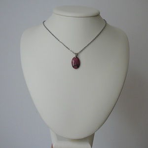 Rodonit medálos nyaklánc - ékszer - nyaklánc - medálos nyaklánc - Meska.hu