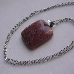 Rodonit medálos nyaklánc - Meska.hu