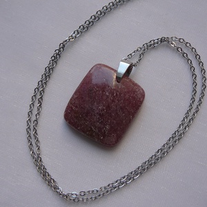 Rodonit medálos nyaklánc - ékszer - nyaklánc - medálos nyaklánc - Meska.hu