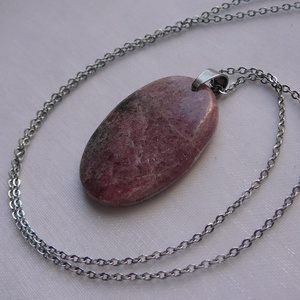 Rodonit medálos nyaklánc - Meska.hu