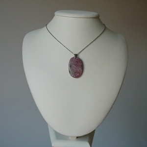 Rodonit medálos nyaklánc - ékszer - nyaklánc - medálos nyaklánc - Meska.hu