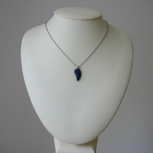 Szodalit szárny medálos nyaklánc - ékszer - nyaklánc - medálos nyaklánc - Meska.hu