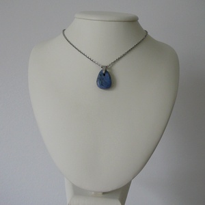 Szodalit medálos nyaklánc - ékszer - nyaklánc - medálos nyaklánc - Meska.hu