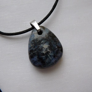 Szodalit medálos nyaklánc - ékszer - nyaklánc - medálos nyaklánc - Meska.hu