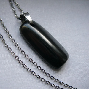 Sungit medálos nyaklánc , Ékszer, Nyaklánc, Medálos nyaklánc, Ékszerkészítés, MESKA