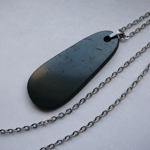 Sungit medálos nyaklánc , Ékszer, Nyaklánc, Medálos nyaklánc, Ékszerkészítés, MESKA