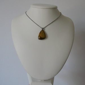 Tigrisszem medálos nyaklánc - ékszer - nyaklánc - medálos nyaklánc - Meska.hu