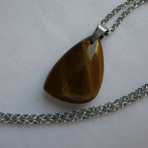 Tigrisszem medálos nyaklánc - ékszer - nyaklánc - medálos nyaklánc - Meska.hu