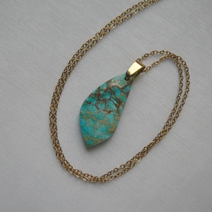 Üledéki jáspis medálos nyaklánc - ékszer - nyaklánc - medálos nyaklánc - Meska.hu