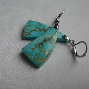 Üledéki jáspis fülbevaló, Ékszer, Fülbevaló, Lógó fülbevaló, Ékszerkészítés, MESKA