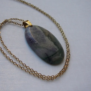 Rubellit medálos nyaklánc - Meska.hu