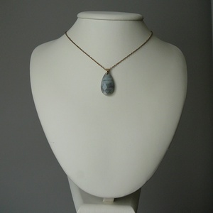 Labradorit medálos nyaklánc - ékszer - nyaklánc - medálos nyaklánc - Meska.hu