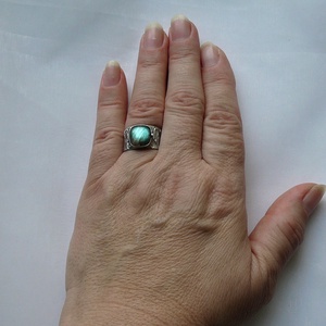 Labradorit gyűrű - ékszer - gyűrű - szoliter gyűrű - Meska.hu