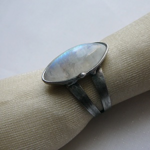 Holdkő gyűrű - ékszer - gyűrű - szoliter gyűrű - Meska.hu