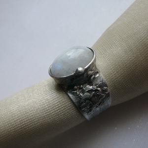 Holdkő gyűrű - ékszer - gyűrű - szoliter gyűrű - Meska.hu