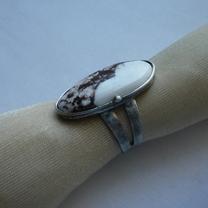 Magnezit gyűrű - Meska.hu