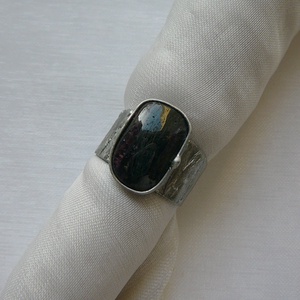 Turmalin gyűrű - ékszer - gyűrű - szoliter gyűrű - Meska.hu