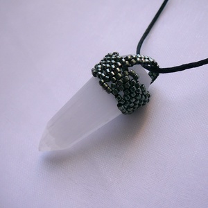 Szelenit inga medál - ékszer - nyaklánc - medálos nyaklánc - Meska.hu