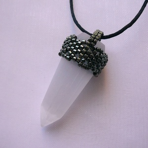 Szelenit inga medál - ékszer - nyaklánc - medálos nyaklánc - Meska.hu