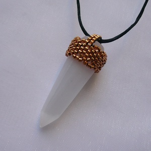 Szelenit inga medál - ékszer - nyaklánc - medálos nyaklánc - Meska.hu