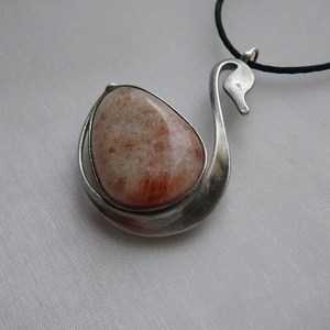 Napkő hattyú medál, Ékszer, Nyaklánc, Medálos nyaklánc, Ékszerkészítés, Fémmegmunkálás, MESKA